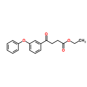 Ethyl 4-oxo-4-(3-phenoxyphenyl)butyrate Structure,54364-83-9Structure