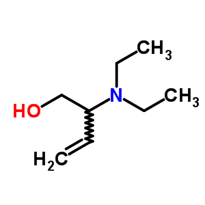 3-Buten-1-ol,2-(diethylamino)- Structure,5437-87-6Structure