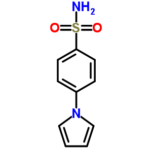 Benzenesulfonamide,4-(1h-pyrrol-1-yl)- Structure,5438-30-2Structure