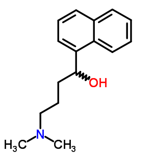 4-Dimethylamino-1-naphthalen-1-yl-butan-1-ol Structure,5438-86-8Structure