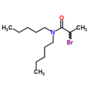 2-Bromo-n,n-dipentyl-propanamide Structure,5439-42-9Structure