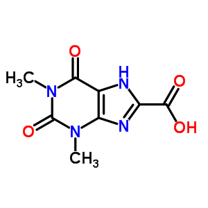 1,3-Dimethyl-2,6-dioxo-7h-purine-8-carboxylic acid Structure,5439-47-4Structure