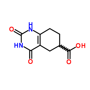 2,4-Dioxo-5,6,7,8-tetrahydro-1h-quinazoline-6-carboxylic acid Structure,5439-88-3Structure