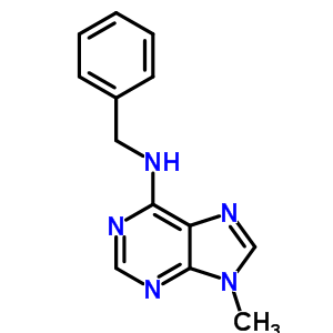 9H-purin-6-amine,9-methyl-n-(phenylmethyl)- Structure,5440-16-4Structure