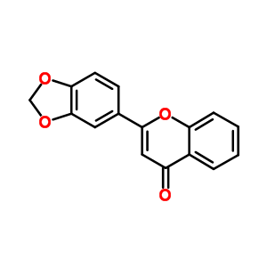 2-Benzo[1,3]dioxol-5-ylchromen-4-one Structure,54401-45-5Structure