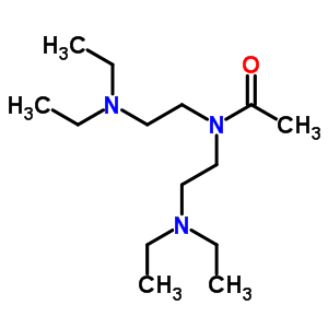 Acetamide,n,n-bis[2-(diethylamino)ethyl]- Structure,5441-23-6Structure