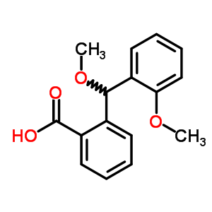 Benzoic acid,2-[methoxy(2-methoxyphenyl)methyl]- Structure,5441-26-9Structure