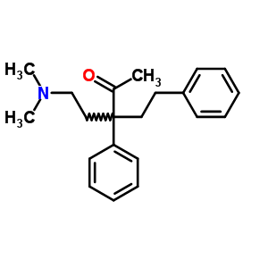 3-(2-Dimethylaminoethyl)-3,5-diphenyl-pentan-2-one Structure,5441-27-0Structure