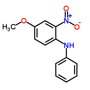 4-Methoxy-2-nitro-n-phenyl-aniline Structure,5442-46-6Structure