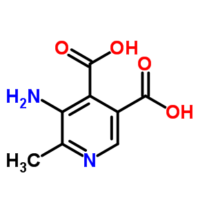 5-Amino-6-methyl-pyridine-3,4-dicarboxylic acid Structure,5442-82-0Structure