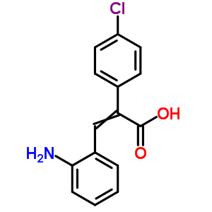 Benzeneaceticacid, a-[(2-aminophenyl)methylene]-4-chloro- Structure,5443-02-7Structure