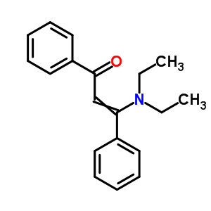 3-Diethylamino-1,3-diphenyl-prop-2-en-1-one Structure,5443-62-9Structure