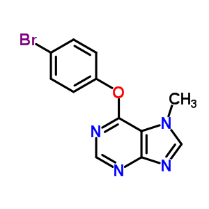 6-(4-Bromophenoxy)-7-methyl-purine Structure,5444-55-3Structure