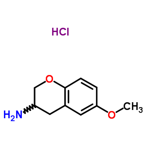 6-Methoxy-chroman-3-ylamine hydrochloride Structure,54444-98-3Structure