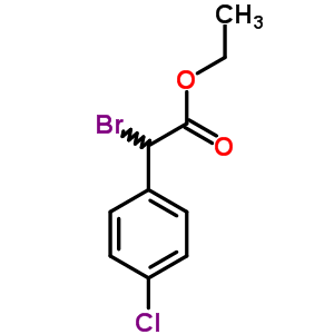 Ethyl 2-bromo-2-(4-chlorophenyl)acetate Structure,5445-25-0Structure