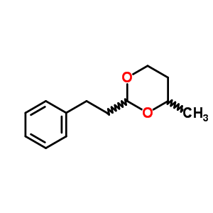 4-Methyl-2-phenethyl-1,3-dioxane Structure,5445-64-7Structure