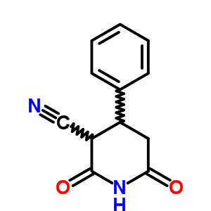 2,6-Dioxo-4-phenyl-piperidine-3-carbonitrile Structure,54459-77-7Structure