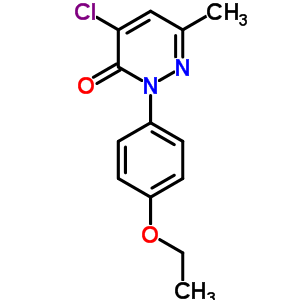 4-Chloro-2-(4-ethoxyphenyl)-6-methyl-pyridazin-3-one Structure,5446-12-8Structure