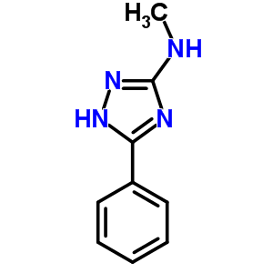 N-methyl-5-phenyl-1h-1,2,4-triazol-3-amine Structure,54463-81-9Structure