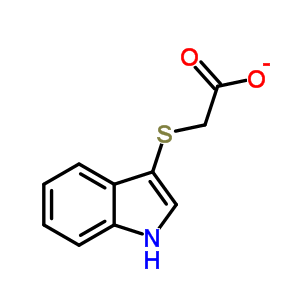 (1H-Indol-3-ylsulfanyl)-acetic acid Structure,54466-88-5Structure