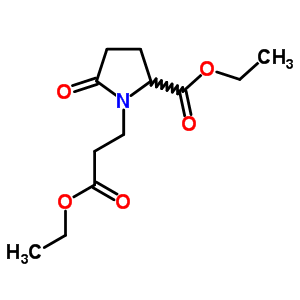 Ethyl 1-(2-ethoxycarbonylethyl)-5-oxo-pyrrolidine-2-carboxylate Structure,5447-61-0Structure