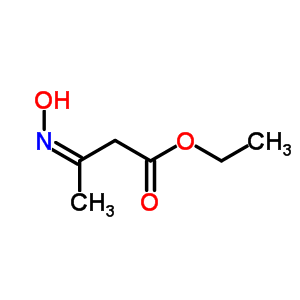 Butanoic acid,3-(hydroxyimino)-, ethyl ester Structure,5447-76-7Structure