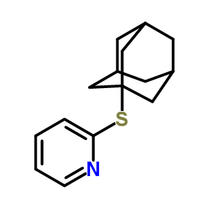 2-(1-Adamantylsulfanyl)pyridine Structure,54476-11-8Structure