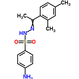 4-Amino-n-[1-(2,4-dimethylphenyl)ethylideneamino]benzenesulfonamide Structure,5448-95-3Structure