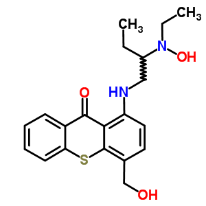 N’-[4-(hydroxymethyl)-9-oxo-9h-thioxanthen-1-yl ]-n,n-diethylethane-1,2-diamine n-oxide Structure,54484-90-1Structure