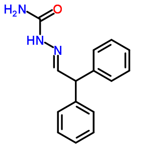 Hydrazinecarboxamide,2-(2,2-diphenylethylidene)- Structure,5449-28-5Structure