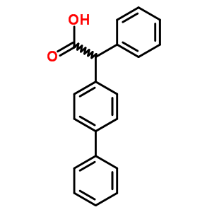 2-Phenyl-2-(4-phenylphenyl)acetic acid Structure,5449-50-3Structure