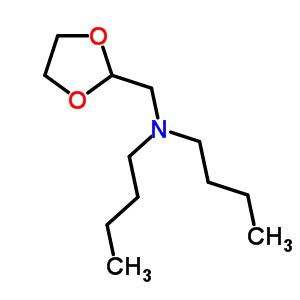 N-butyl-n-(1,3-dioxolan-2-ylmethyl)butan-1-amine Structure,5449-63-8Structure