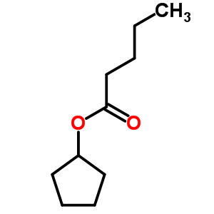 Pentanoic acid, cyclopentyl ester (9ci) Structure,5451-99-0Structure