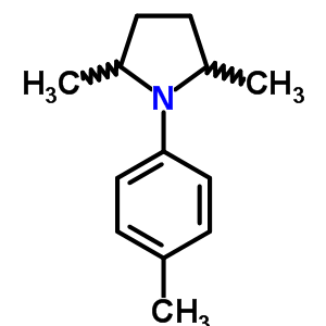 (Cis/trans)-2,5-dimethyl-1-n-(4-methyl)phenylpyrrolidine Structure,54530-04-0Structure