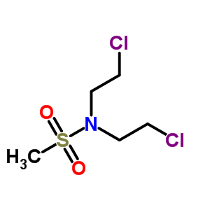 N,n-bis(2-chloroethyl)methanesulfonamide Structure,54533-09-4Structure