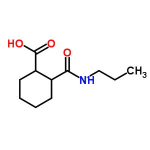 2-[(Propylamino)carbonyl]cyclohexanecarboxylic acid Structure,545352-96-3Structure