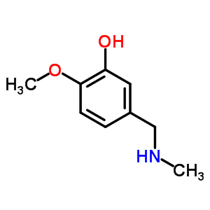 2-Methoxy-5-[(methylamino)methyl ]phenol Structure,54542-57-3Structure