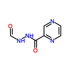 Hydrazine, 1-formyl-2-(pyrazinylcarbonyl)- Structure,54571-24-3Structure