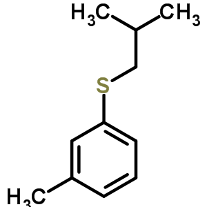 Isobutyl (m-tolyl) sulfide Structure,54576-36-2Structure