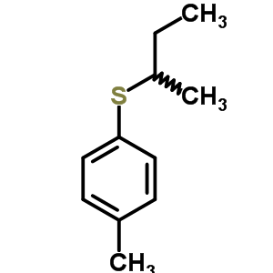 1-Methyl-4-(sec-butylthio)benzene Structure,54576-40-8Structure