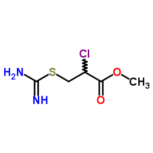 Methyl (amidinothio)-2-chloropropionatehydrochloride Structure,54598-77-5Structure