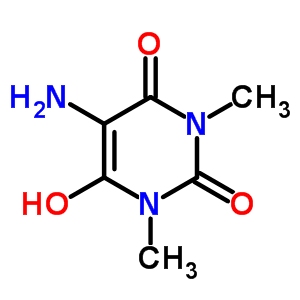 5-Amino-6-hydroxy-1,3-dimethyl-pyrimidine-2,4-dione Structure,54632-31-4Structure