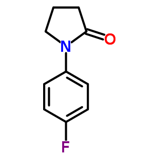 1-(4-Fluorophenyl)-2-pyrrolidinone Structure,54660-08-1Structure