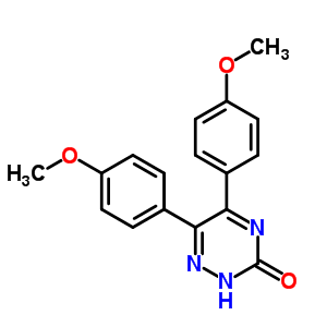 5,6-Bis-(4-methoxy-phenyl)-2h-[1,2,4]triazin-3-one Structure,5471-46-5Structure