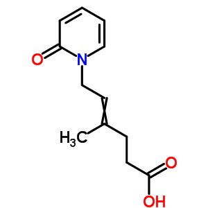 4-Methyl-6-(2-oxopyridin-1-yl)hex-4-enoic acid Structure,54719-37-8Structure