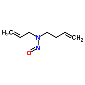 gamma-丁烯基-(beta-丙烯基)亞硝胺結(jié)構(gòu)式_54746-50-8結(jié)構(gòu)式