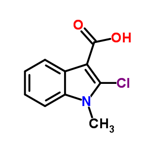 2-Chloro-1-methyl-1h-indole-3-carboxylic acid Structure,54778-21-1Structure