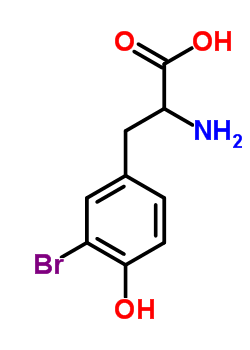 2-Amino-3-(3-bromo-4-hydroxy-phenyl)propanoic acid Structure,54788-30-6Structure