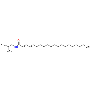 N-isobutyl-2,4-eicosadienamide Structure,54794-71-7Structure