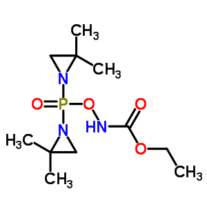 Carbamic acid,[[bis(2,2-dimethyl-1-aziridinyl)phosphinyl]oxy]-, ethyl ester (9ci) Structure,54805-58-2Structure